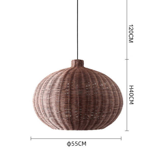 Suspension Osier Marron | COSYNEST