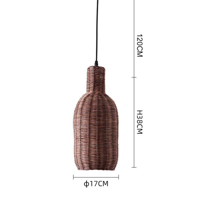 Suspension Osier Marron | COSYNEST