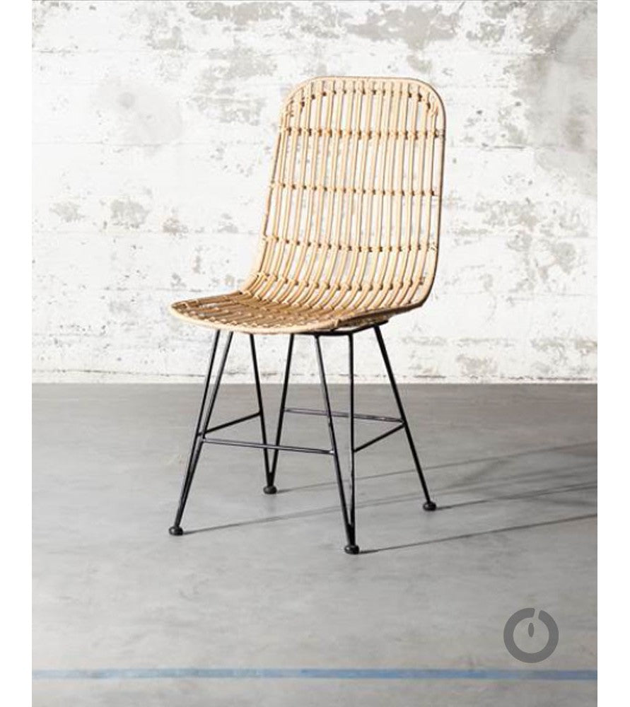 Chaise en Rotin Clair | SÉRÉNITY