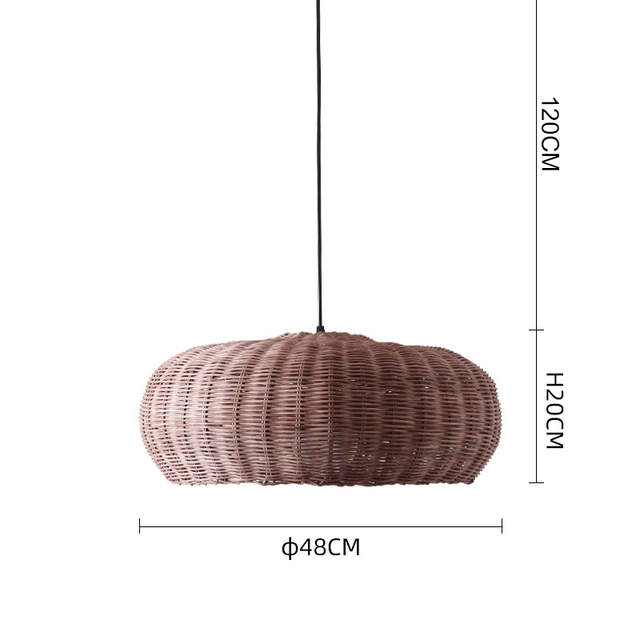 Suspension Osier Marron | COSYNEST