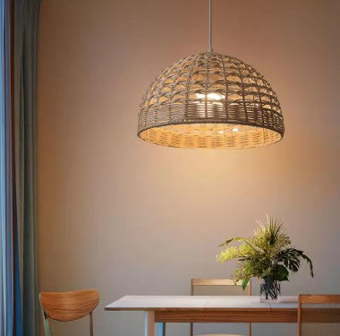 Abat-Jour en Rotin Boho