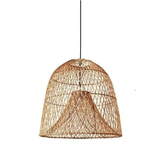 Luminaire en rotin élégant