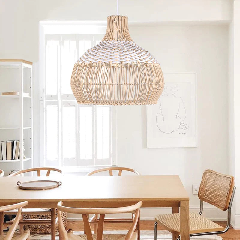 Suspension Rotin Scandinave | POLAIRE