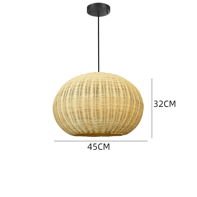 Suspension Boule Osier