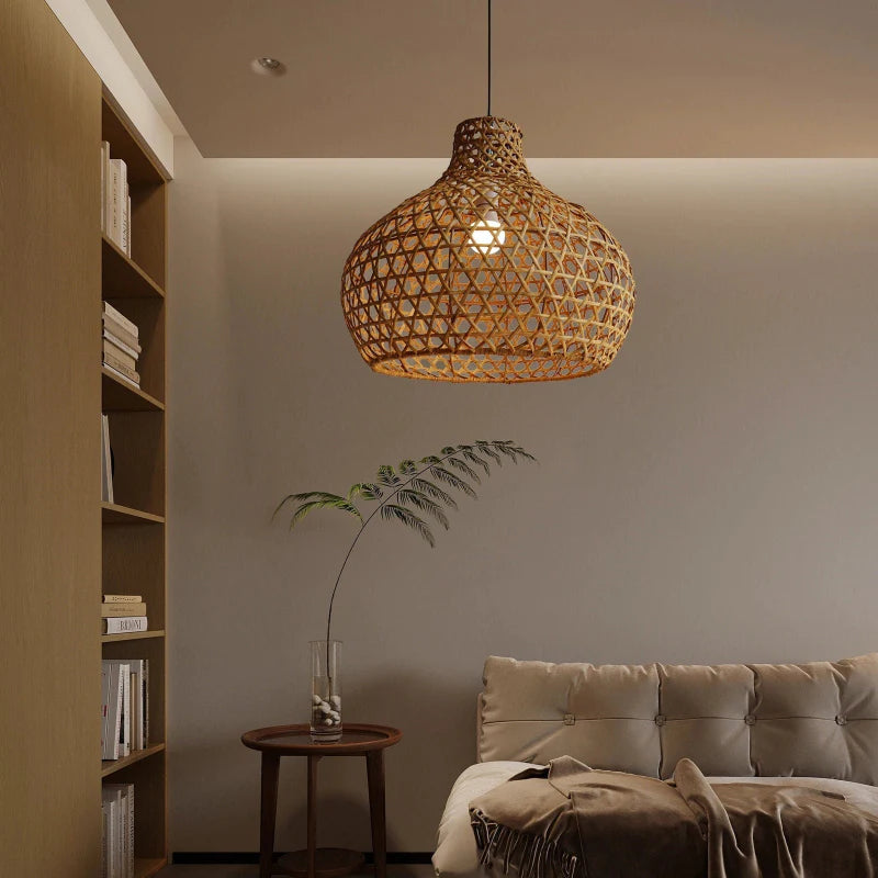 Suspension Rotin Ajouré | NOAH