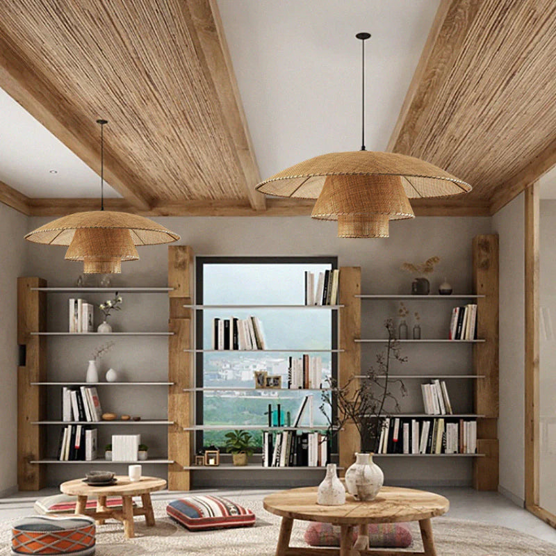 Suspension Rotin Japonaise | AKIKO