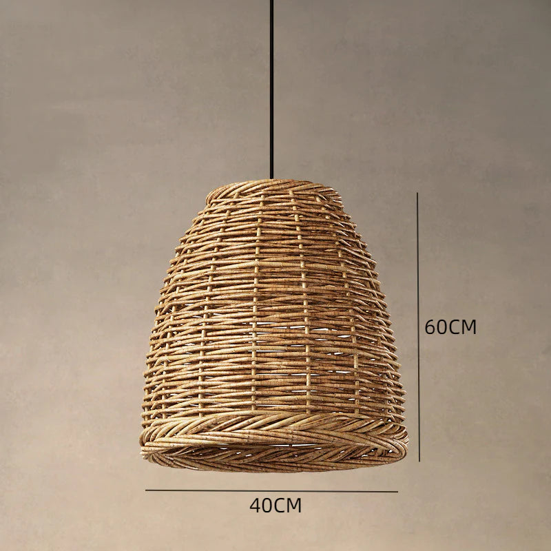 Suspension Rotin Wabi Sabi | ÉPURE