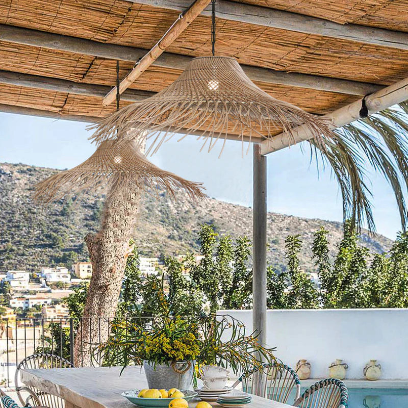 Suspension Rotin Terrasse | ST TROPEZ