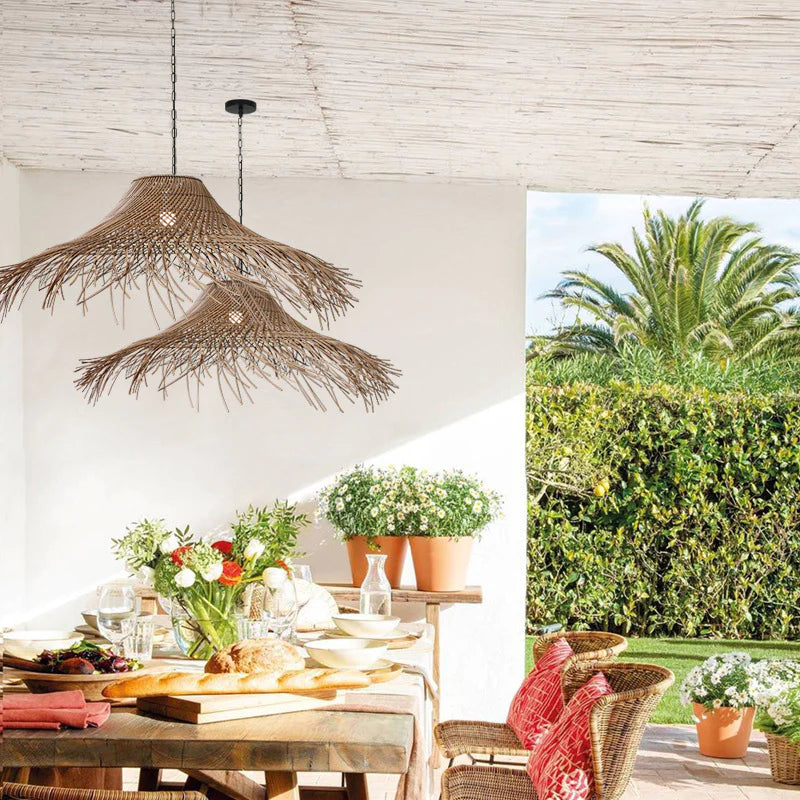 Suspension Rotin Terrasse | ST TROPEZ