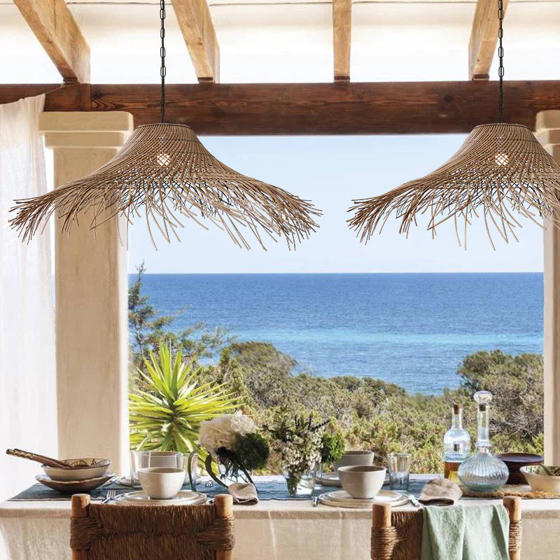 Suspension Rotin Terrasse | ST TROPEZ