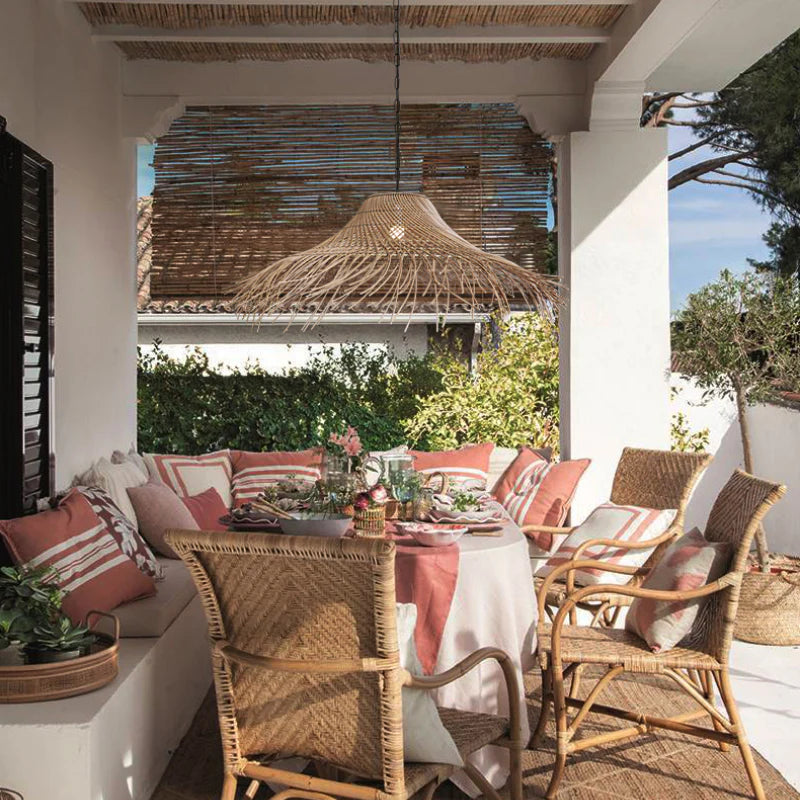 Suspension Rotin Terrasse | ST TROPEZ