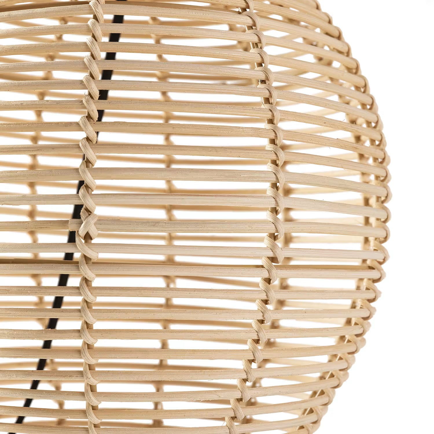 Grande Lampe à Poser en Rotin | MIKI