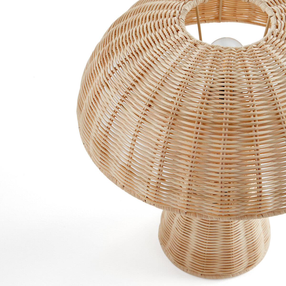 Lampe à Poser Champignon en Rotin | MIRKO