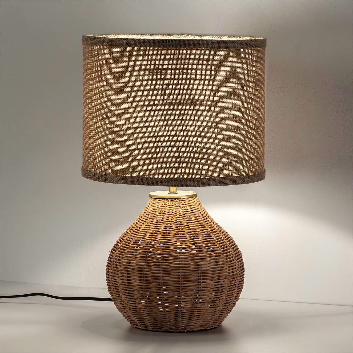 Lampe à Poser en Osier | NAOKO