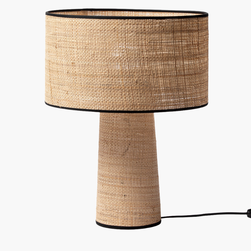 Lampe à Poser en Raphia | LIVIA