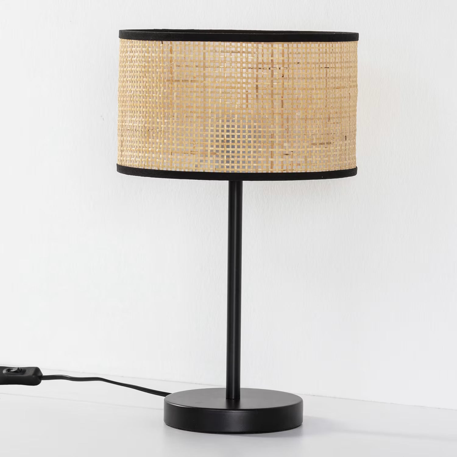 Lampe à Poser en Rotin Moderne | KASUKI