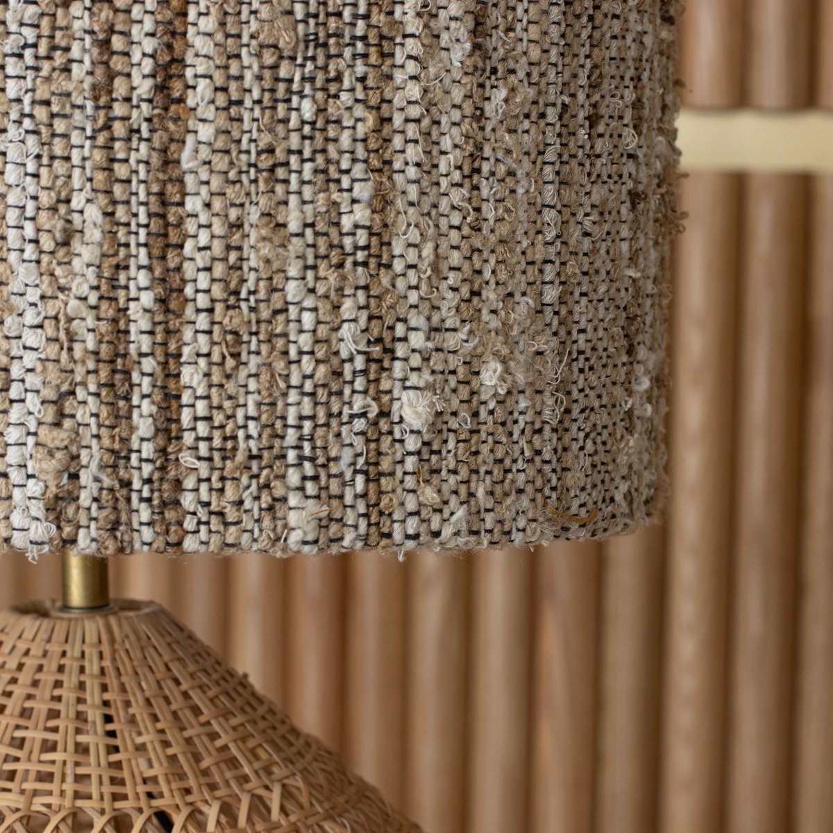 Lampe à poser en Rotin Style Japandi | LINA