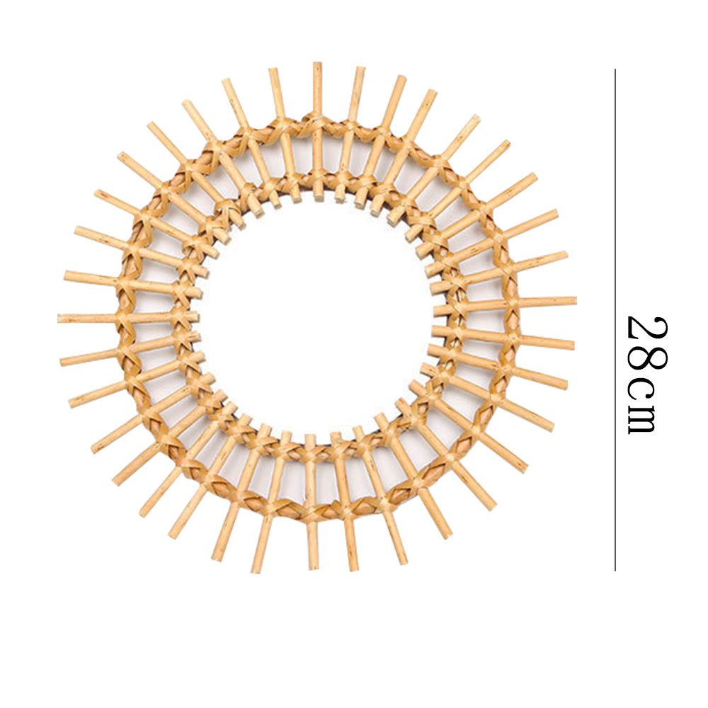 Miroir moderne en rotin | HORIZON
