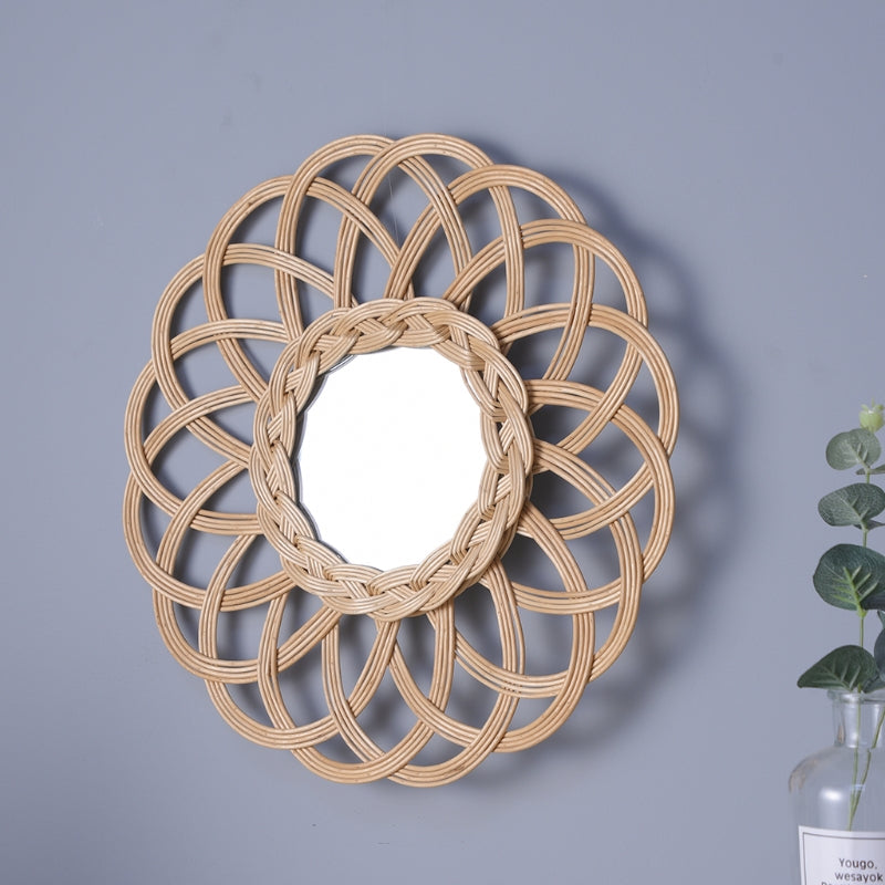 Miroir en Rotin Rosace Éternelle | ROSACE