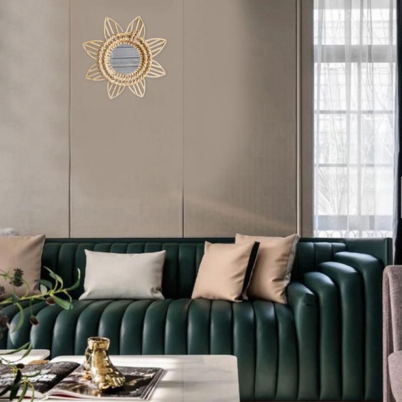 Miroir-mural-rond-suspendu-style-boh-me-d-coration