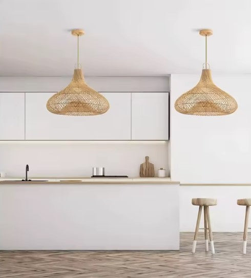 Suspension rotin Léana