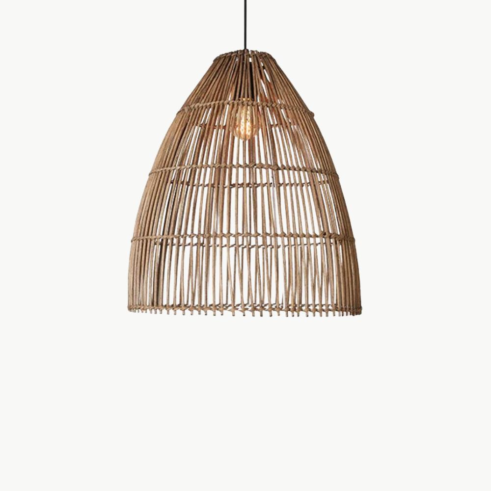 Suspension Rotin Allongée