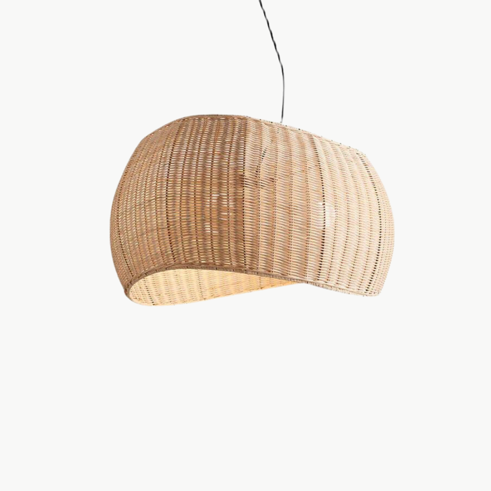 Suspension Rotin Nuage