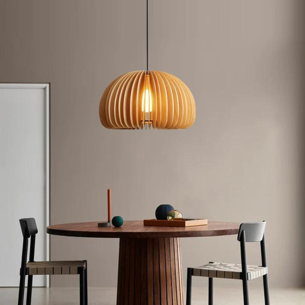 Suspension Bois lamelles