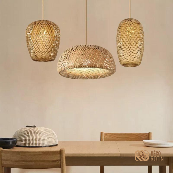 Suspension Multiple Bambou | TRIO LUMIÈRE