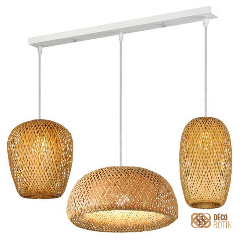 Suspension Multiple Bambou | TRIO LUMIÈRE