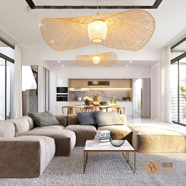 Suspension Libellule Rotin | AURA