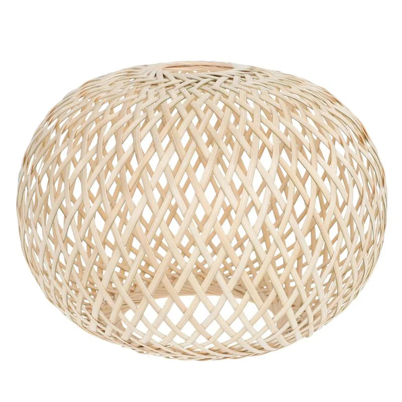 abat jour rotin pour lampadaire