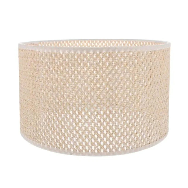 abat jour en osier pour lampe a poser