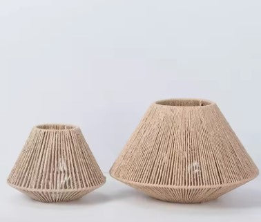 Abat-jour rotin chaleureux