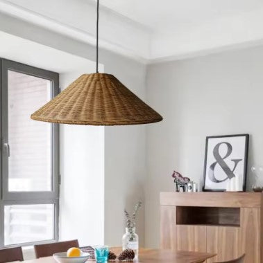 Abat-jour Rotin pour Cuisine