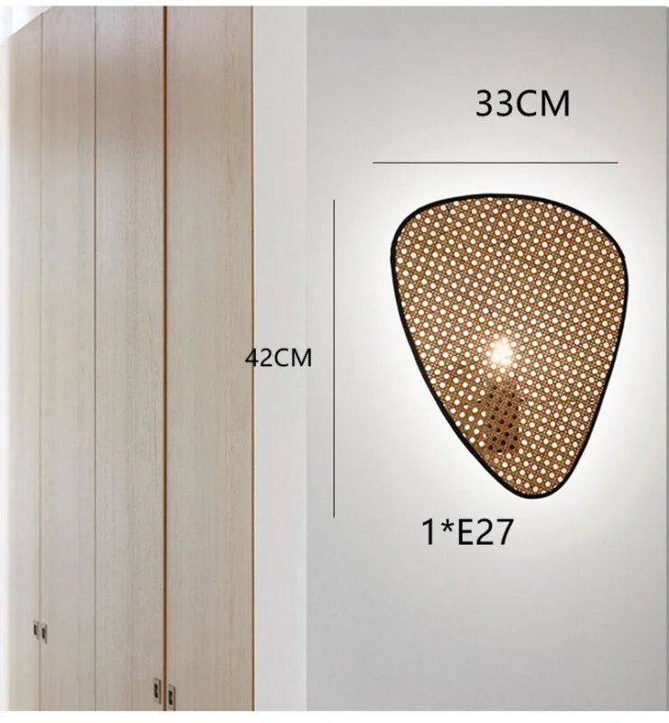 Applique Murale en Rotin Cannage | VOILE