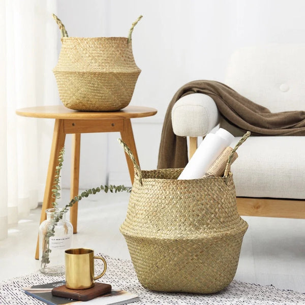 Cache Pot En Osier Pour Plante