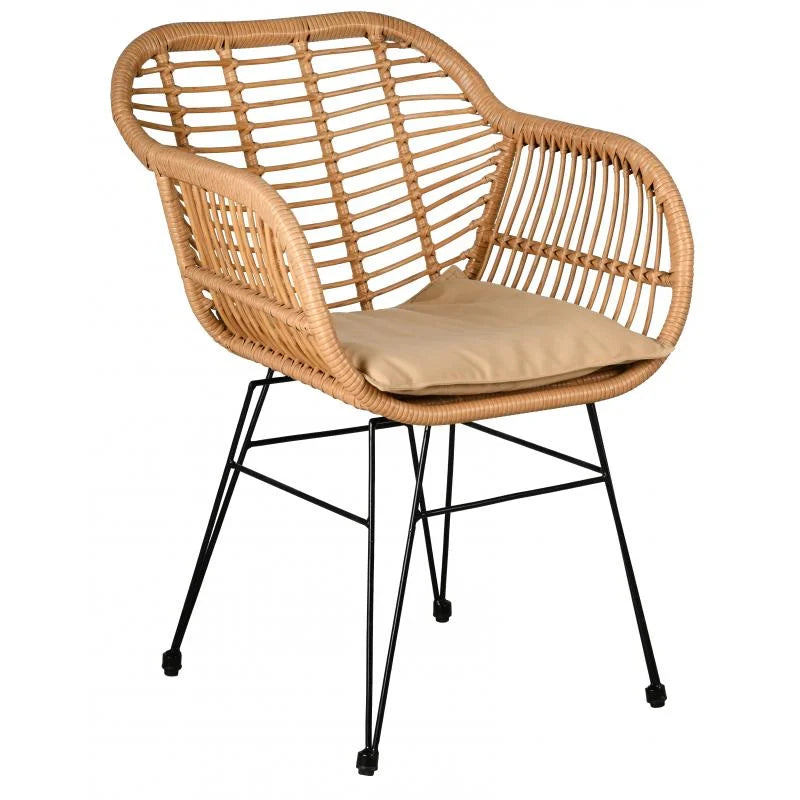 Chaise en Rotin Synthétique