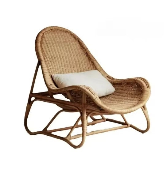 Fauteuil en rotin cocoon nature