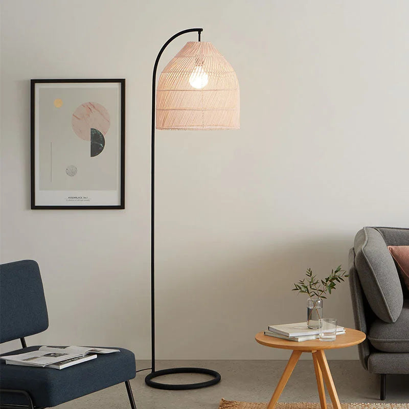 lampadaire ethnique salon