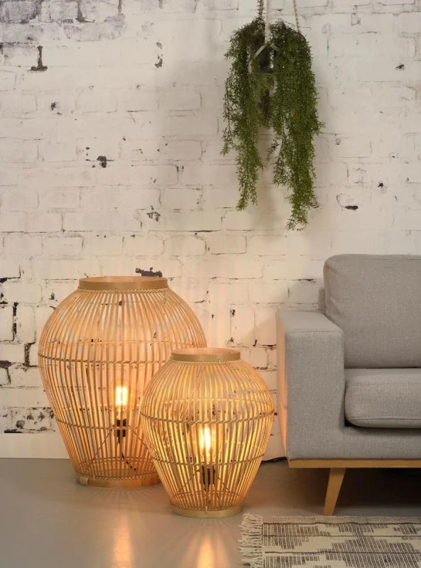 Lampadaire Rotin Bambou | MAILY