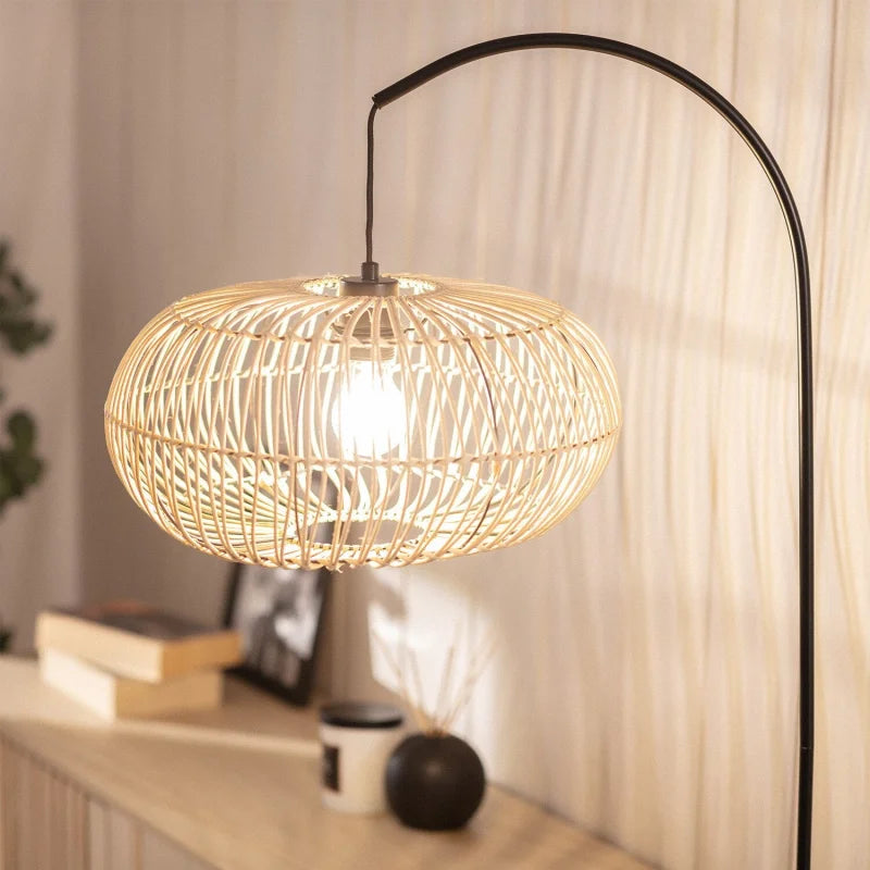 Lampadaire Rotin Clair | IDRIS