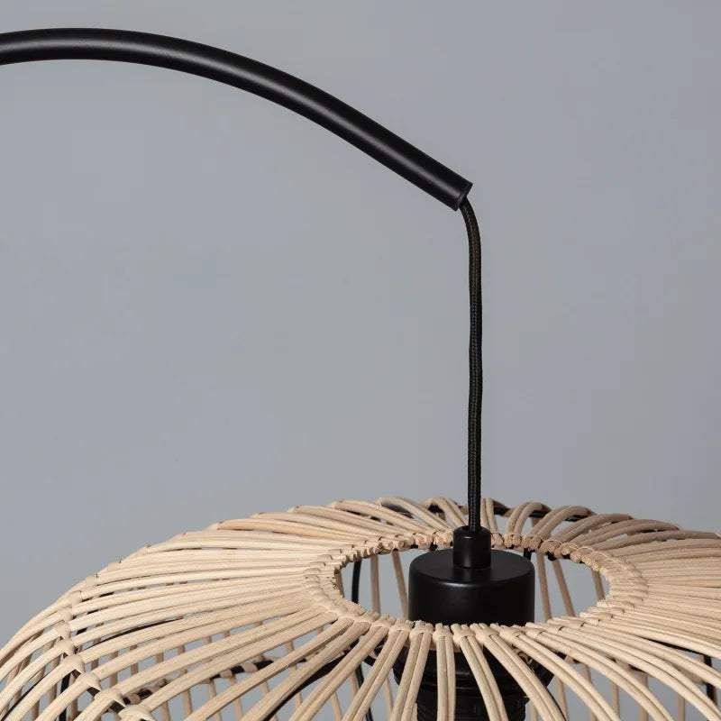 Lampadaire Rotin Clair | IDRIS