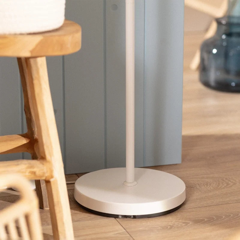 pied de lampadaire rotin