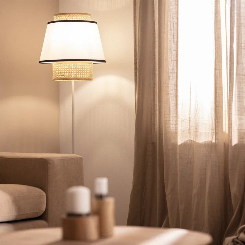 Lampadaire Salon Cannage | KAELY