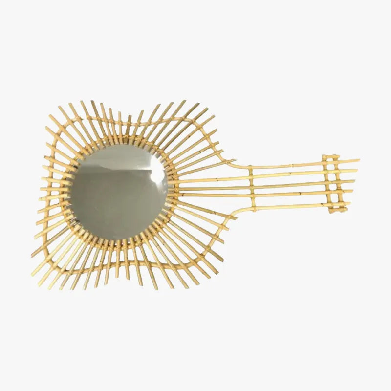 Miroir Rotin Guitare | MÉLODIE