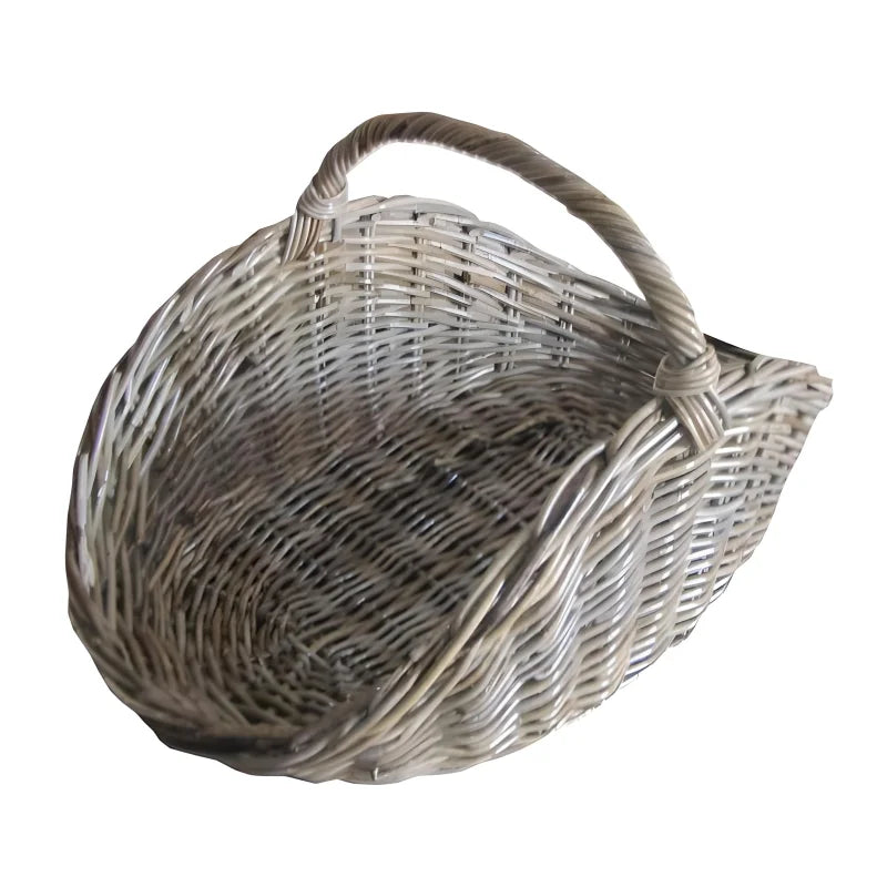 Panier à Buches en Rotin