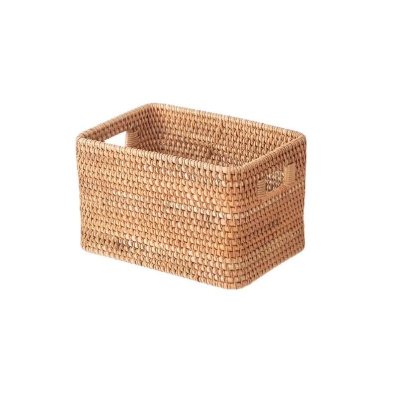 Panier de Rangement en Rotin