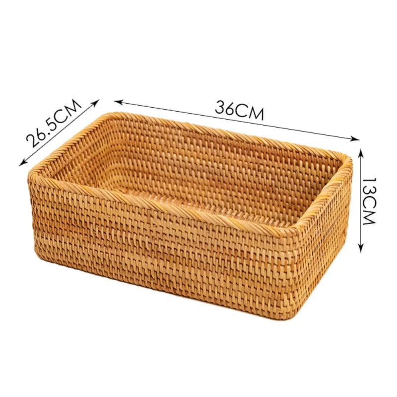 Panier en Rotin Rectangulaire