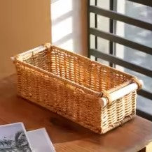 Panier de Rangement en Rotin